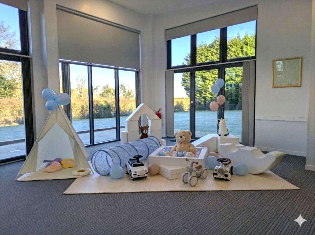 Soft Play Hire Package based in Stockport, Cheshire, South Manchester Our packages include ball pit, balls, 2 person rocker, arch, slides, hoppers, cars, soft toys available to tailor as required.