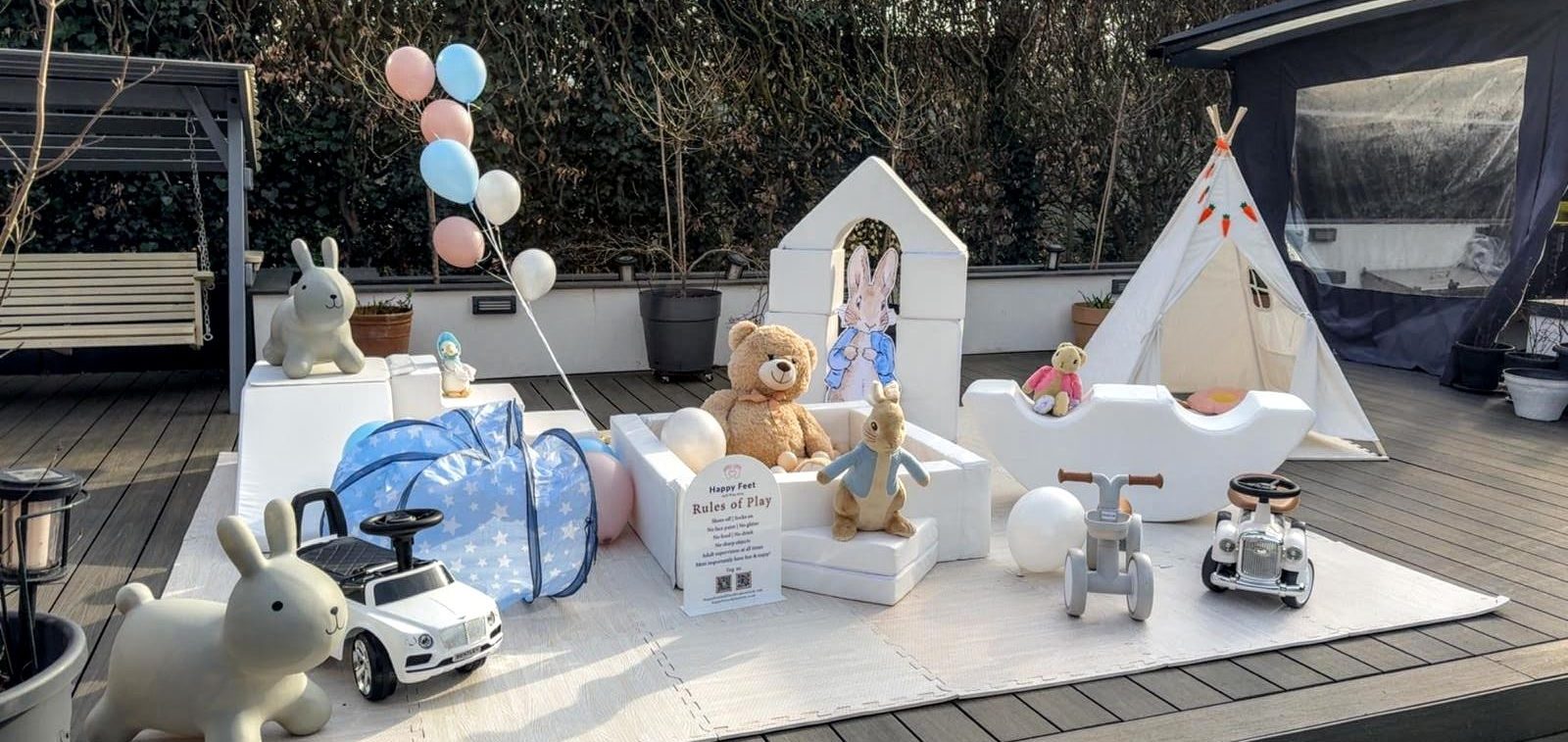 Soft Play Hire packages for any event from birthdays, christenings and weddings.  